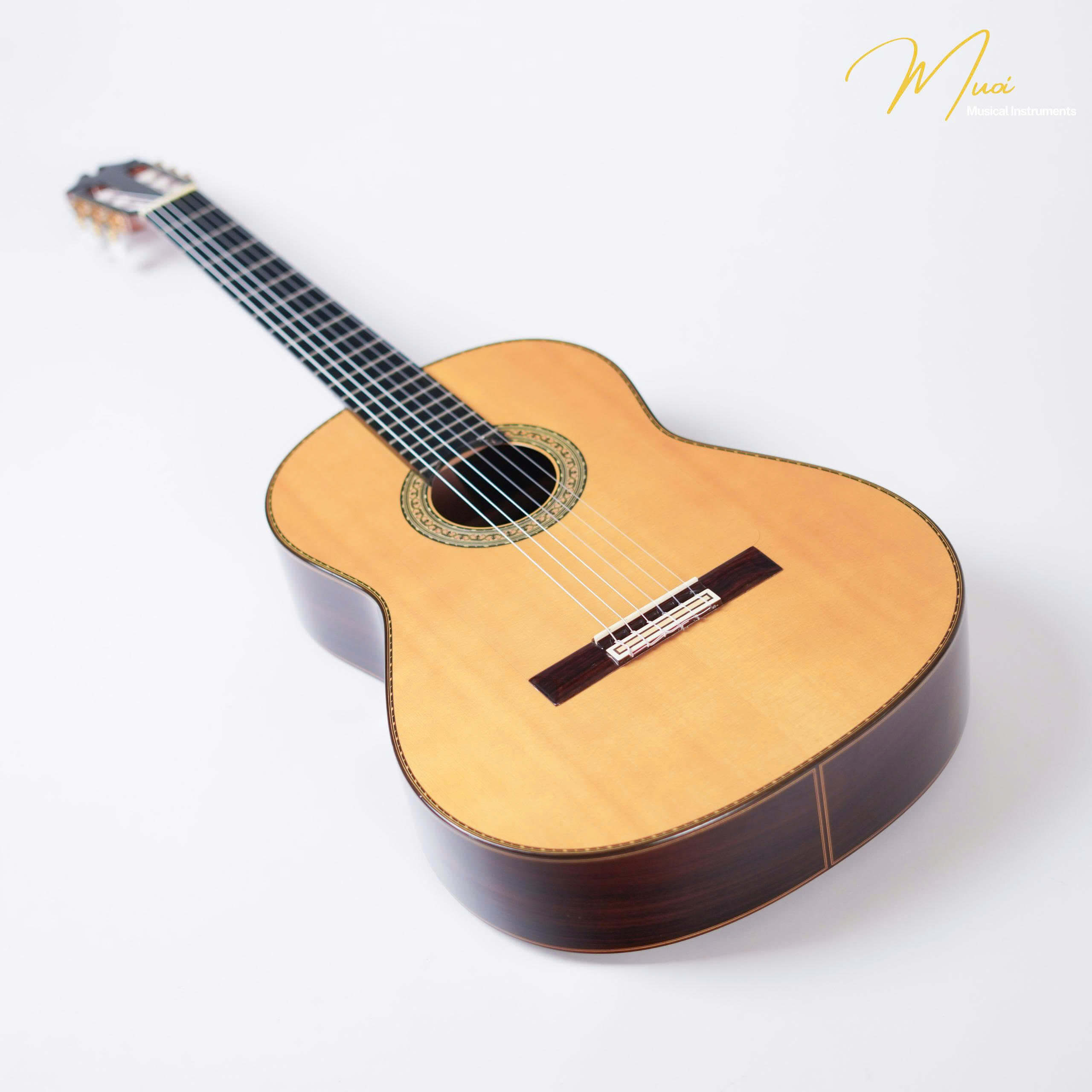 ĐÀN GUITAR CLASSIC JUAN HERNANDEZ FLAMENCA PROFESIONAL NEGRA